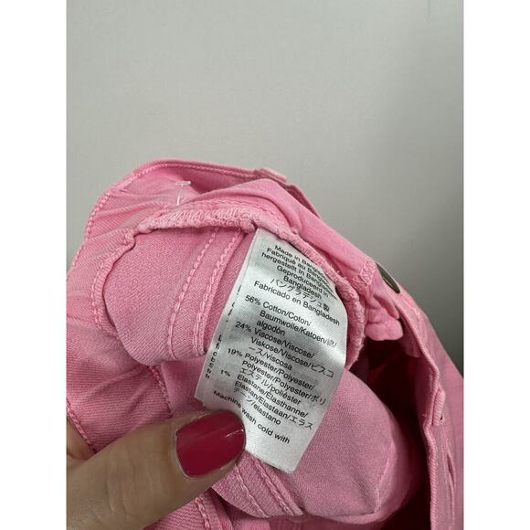 Look By Crewcuts Adjustable Waist Skinny Jeans Pants - Pink New No Tags - Picture 8 of 8